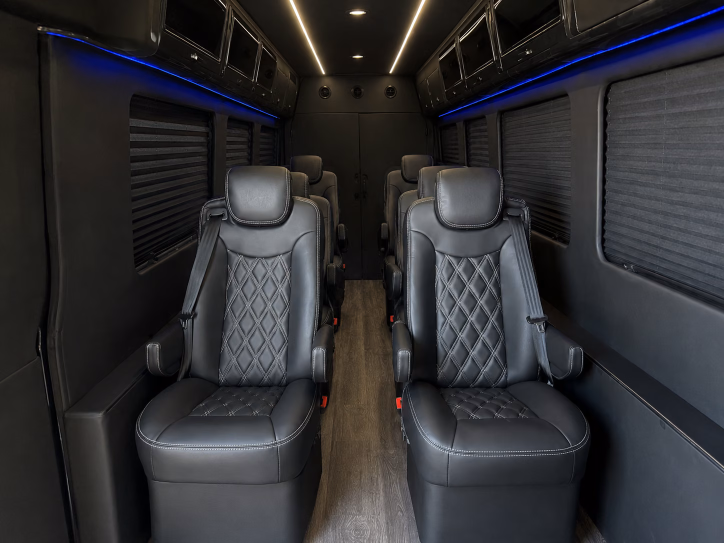 birmingham 10 passenger sprinter van inside