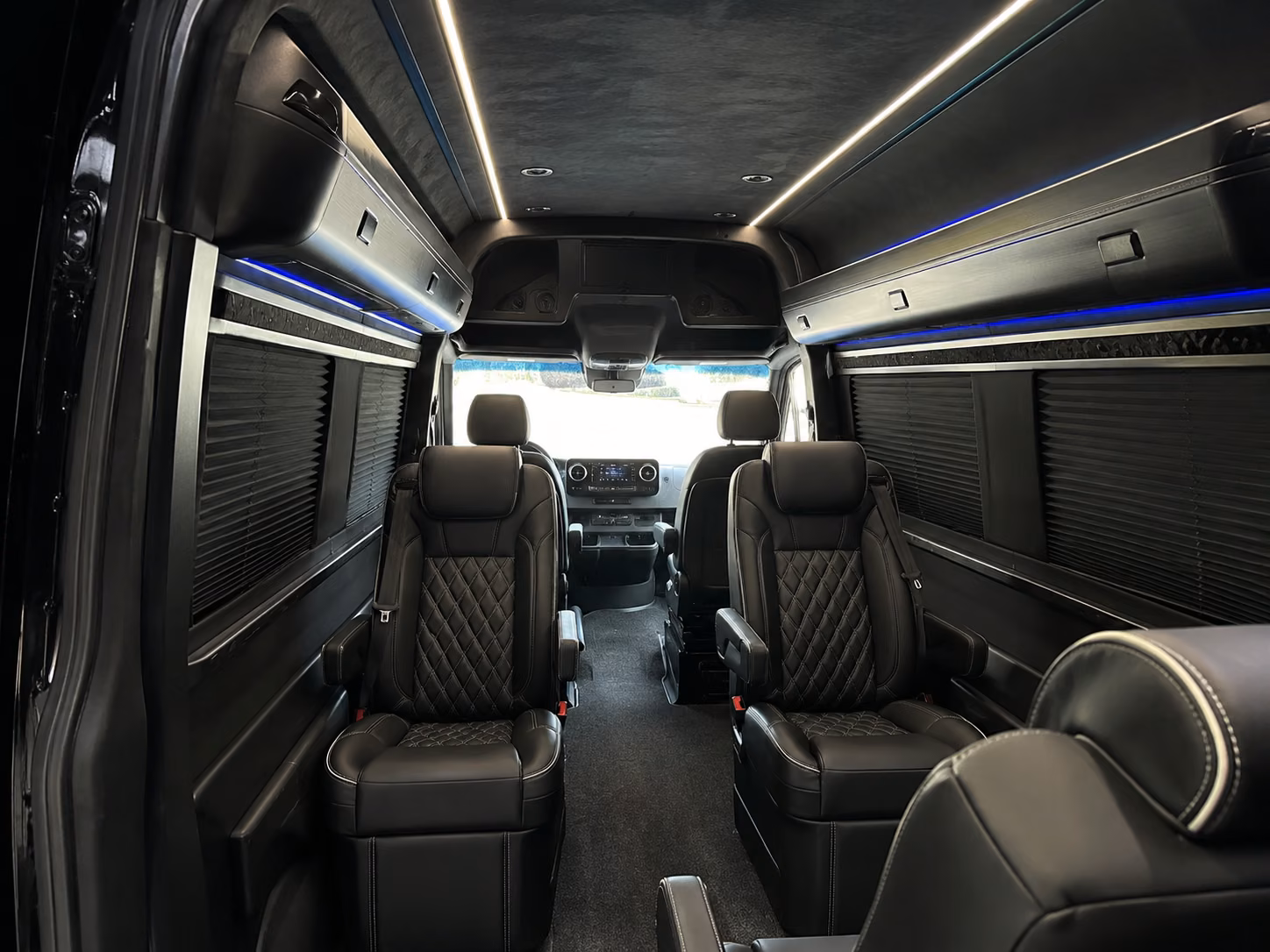 birmingham 12 passenger sprinter van interior