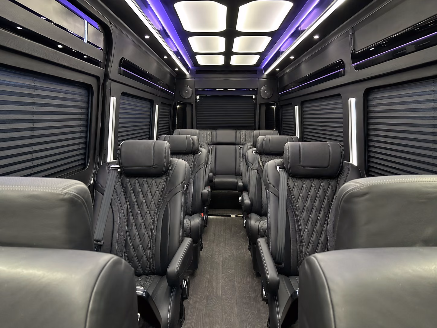 birmingham 15 passenger sprinter van inside