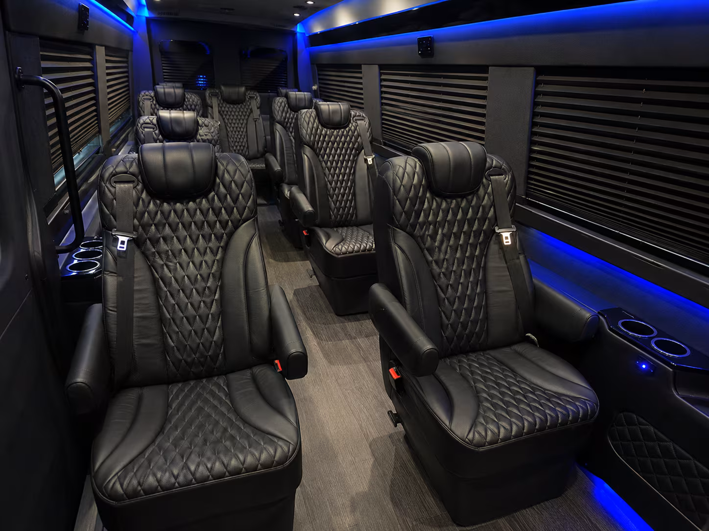 birmingham 20 passenger sprinter van inside