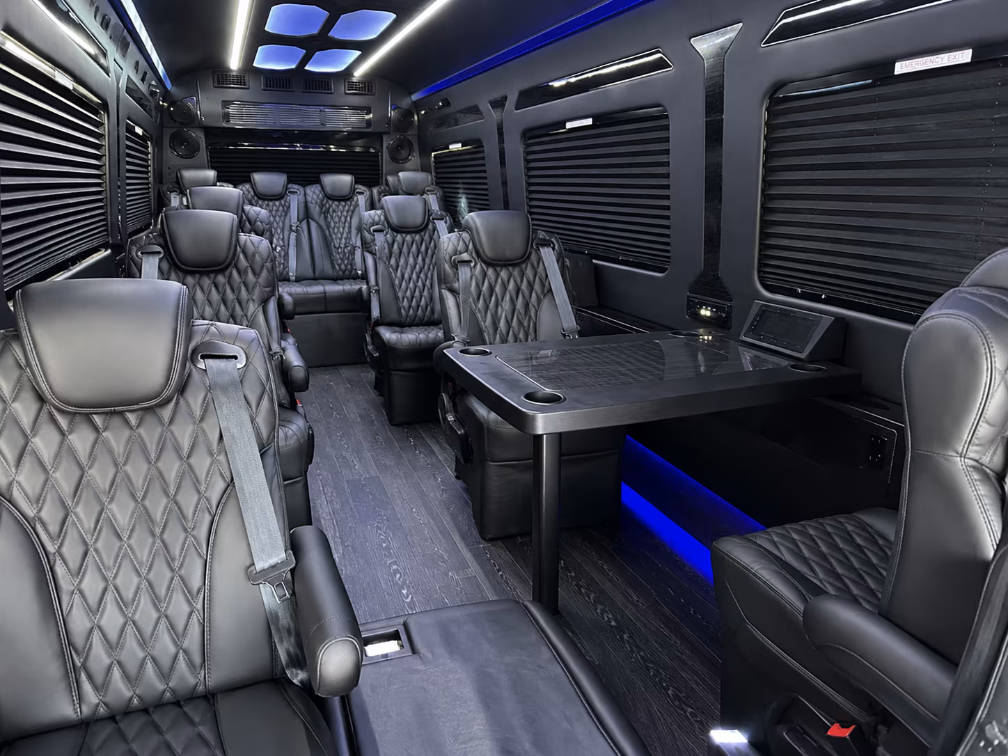 birmingham 20 passenger sprinter van interior