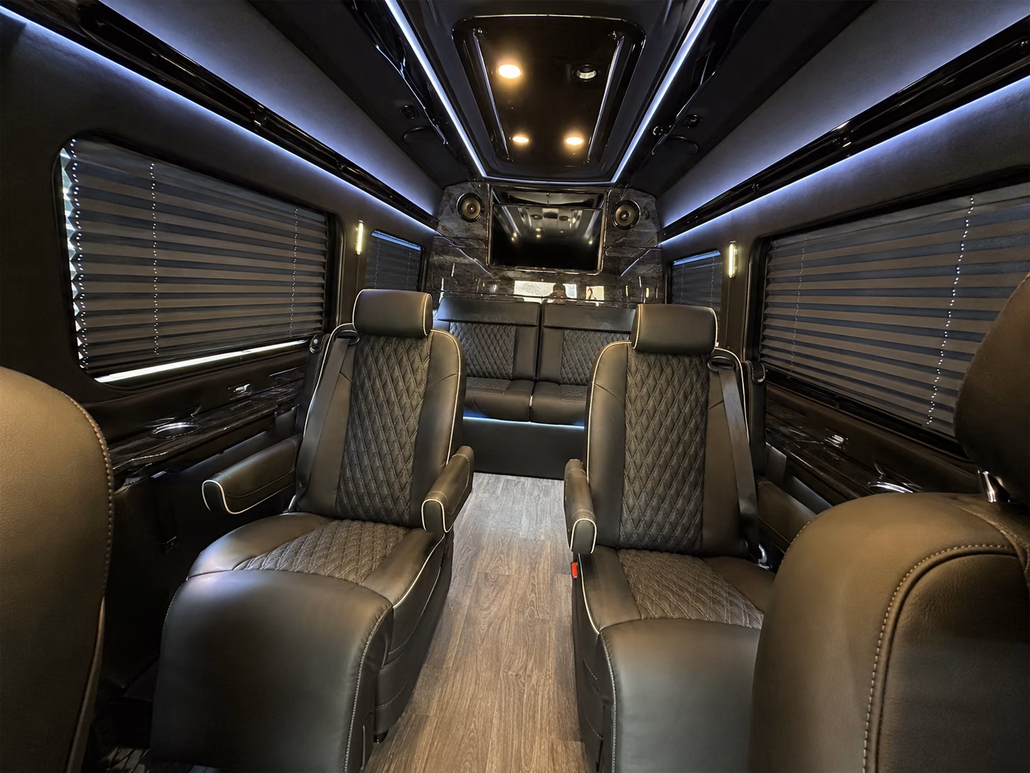 birmingham 8 passenger sprinter van interior