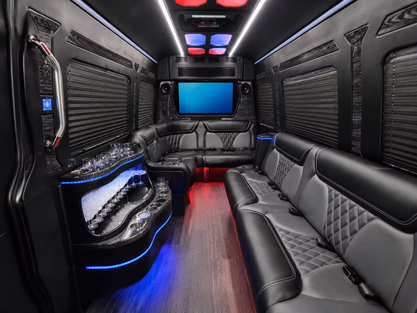 birmingham sprinter limousine inside