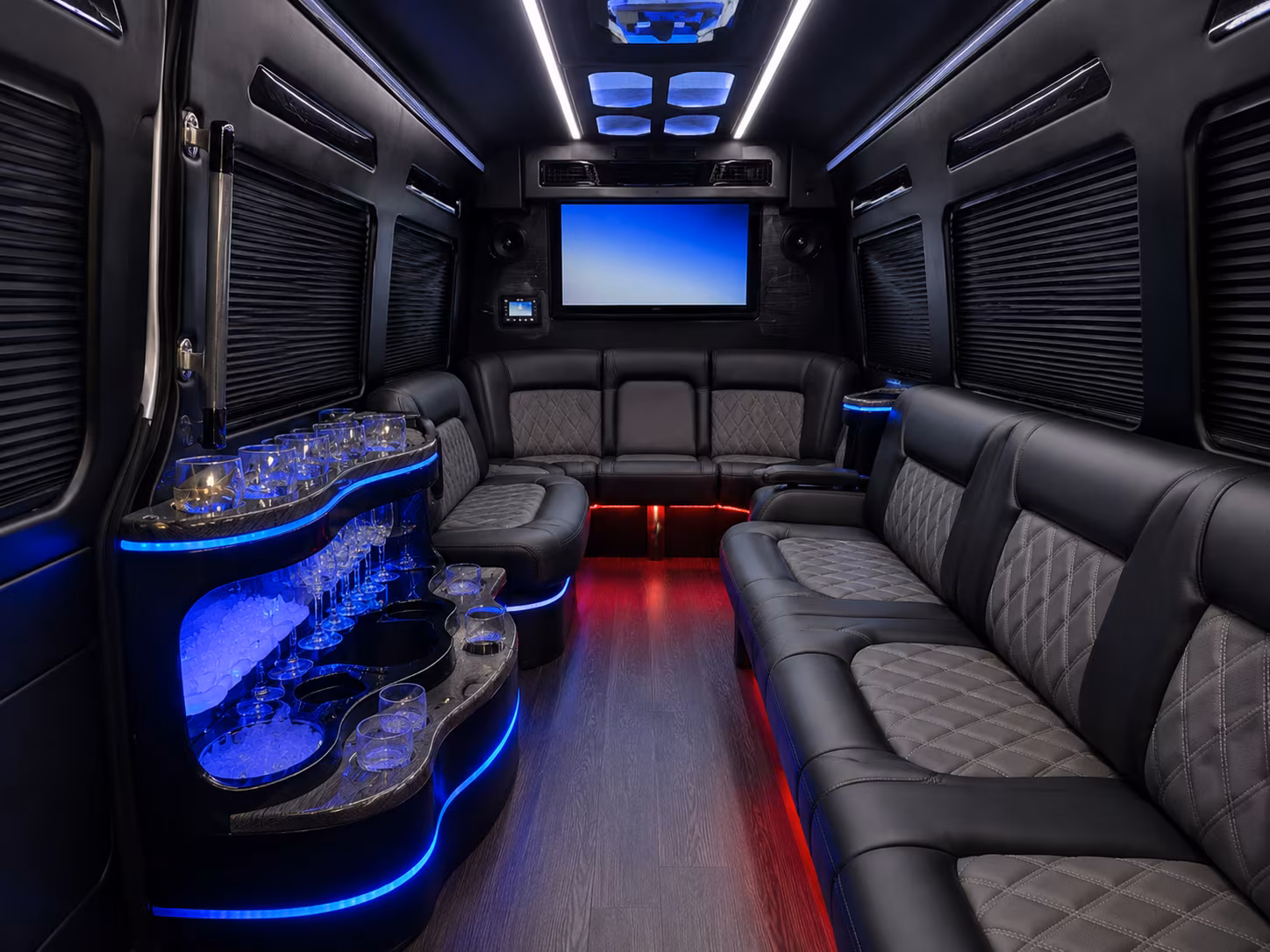 birmingham sprinter limousine interior